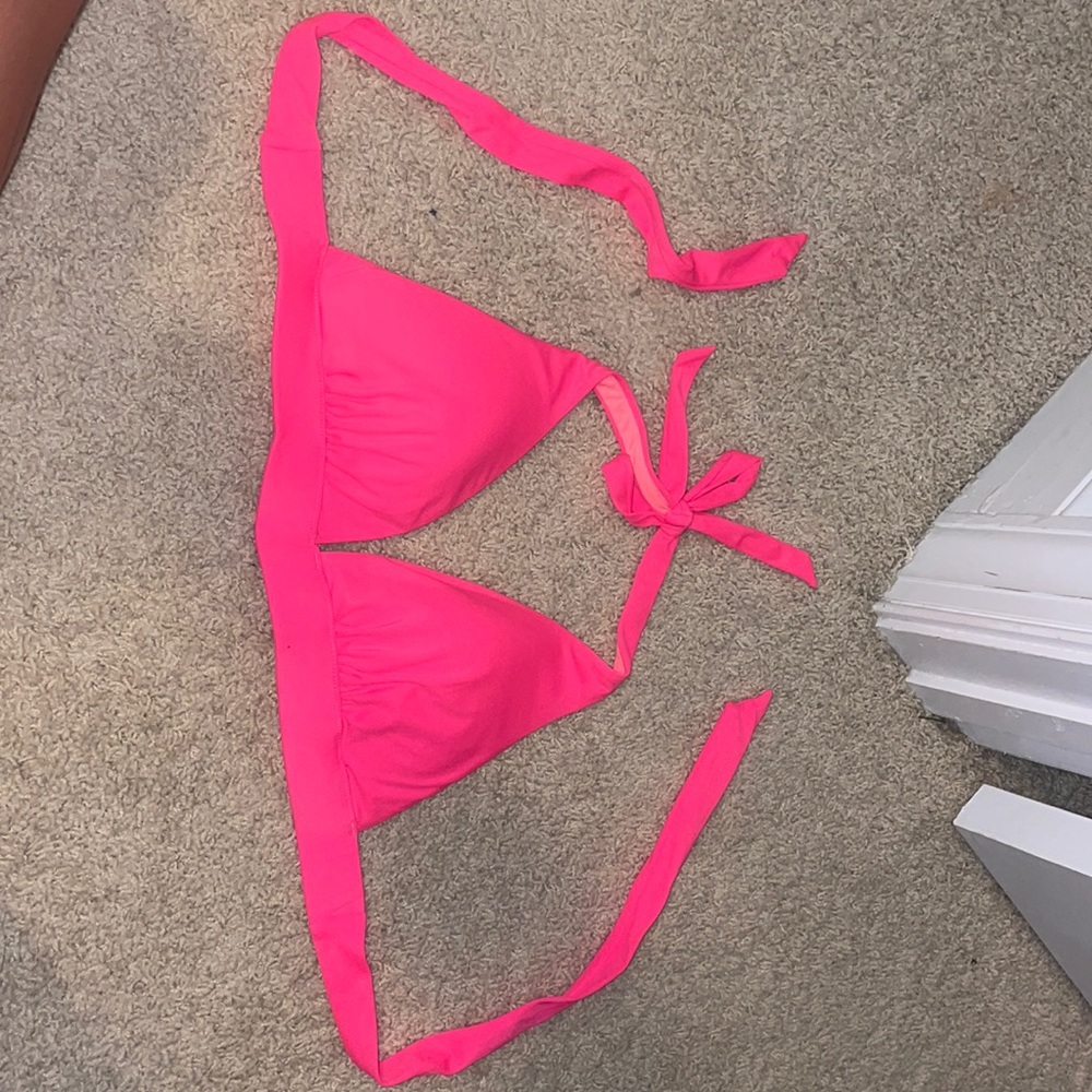Victoria Secret pink padded swim top